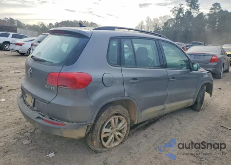 2015 Volkswagen Tiguan S from USA, damaged, VIN WVGAV7AX4FW559529